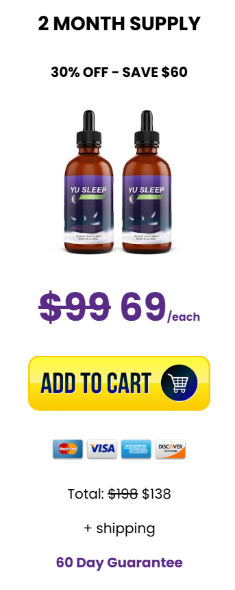 Yu Sleep Official Website 2 month supply pricing package